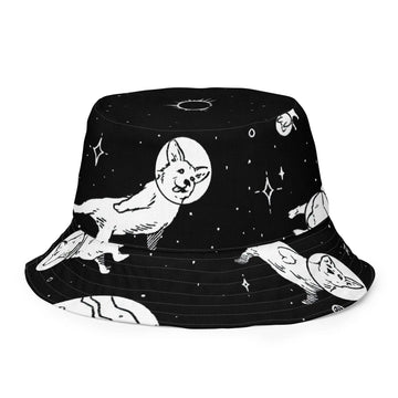 Space Corgis Reversible Bucket Hat - Premium from HALO - Just $34! Shop now at HALO ECLIPSE