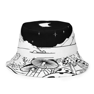 Mystic Fungi Reversible Bucket Hat - Premium from HALO - Just $34! Shop now at HALO ECLIPSE