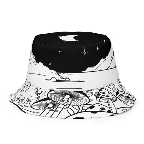 Mystic Fungi Reversible Bucket Hat - Premium from HALO - Just $34! Shop now at HALO ECLIPSE