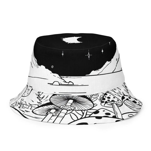 Mystic Fungi Reversible Bucket Hat - Premium  from HALO - Just $34! Shop now at HALO ECLIPSE