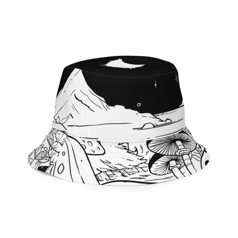 Mystic Fungi Reversible Bucket Hat - Premium  from HALO - Just $34! Shop now at HALO ECLIPSE